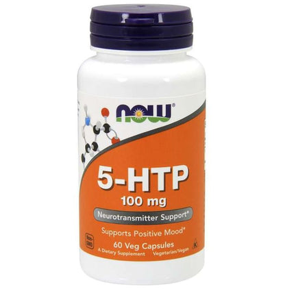 Now 5-HTP 100mg Veg Capsule - Classic Derma