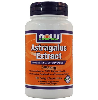 Now Astragalus Extract 500mg Veg Capsules (90 Each) - Classic Derma