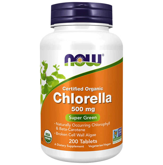 Now Chlorella 500mg Tablet - Classic Derma
