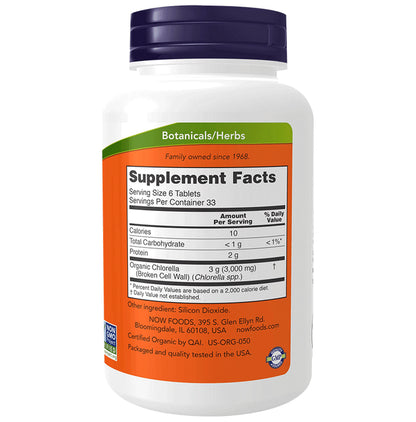 Now Chlorella 500mg Tablet