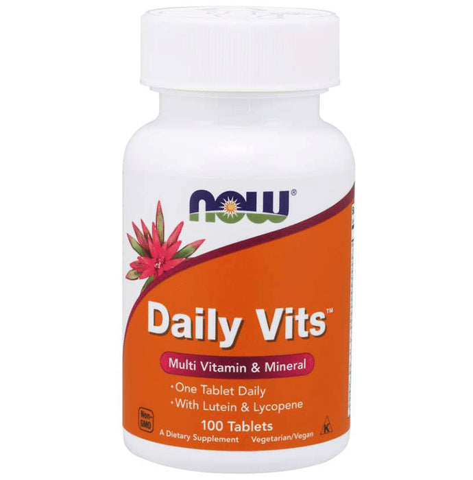 Now Foods Daily Vits Multi Vitamin & Mineral Tablet - Classic Derma