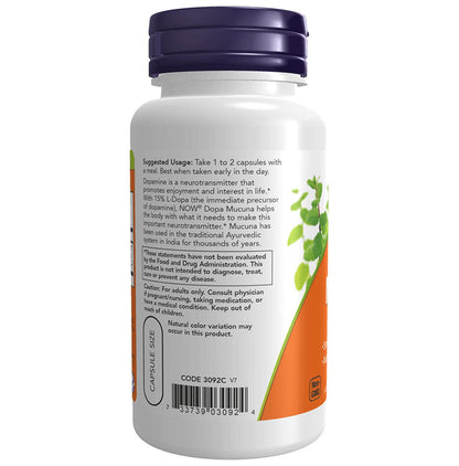 Now Foods Dopa Mucuna Veg Capsule