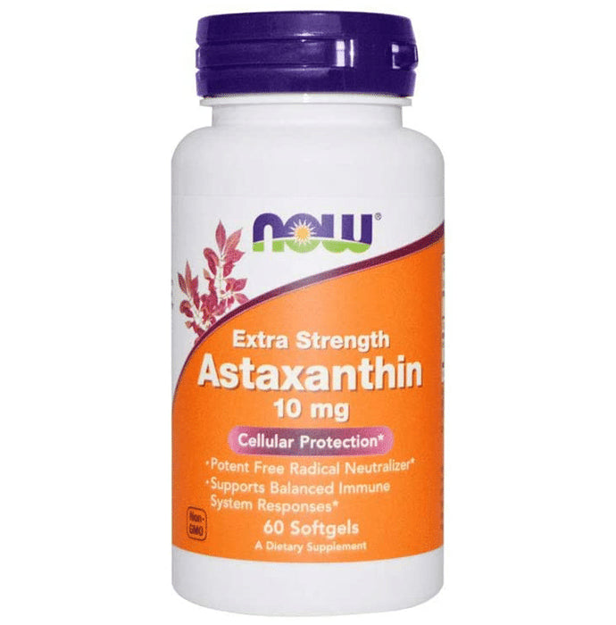 Now Foods Extra Strength Astaxanthin 10mg Softgel - Classic Derma