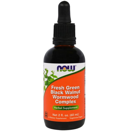 Now Foods Fresh Green Black Walnut Wormwood Complex - Classic Derma