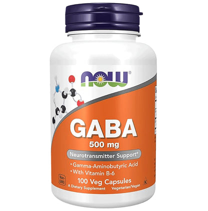 Now Foods GABA 500mg Veg Capsule - Classic Derma