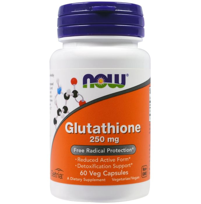 Now Foods Glutathione 250mg Veg Capsule - Classic Derma