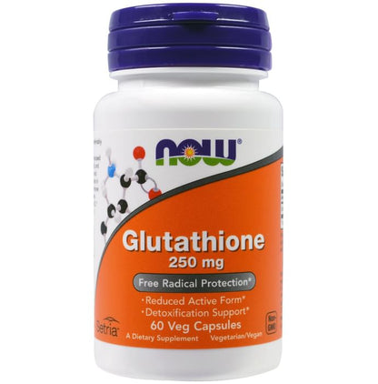Now Foods Glutathione 250mg Veg Capsule - Classic Derma
