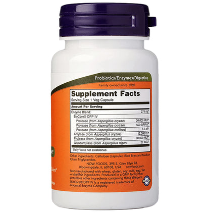 Now Foods Gluten Digest Veg Capsule
