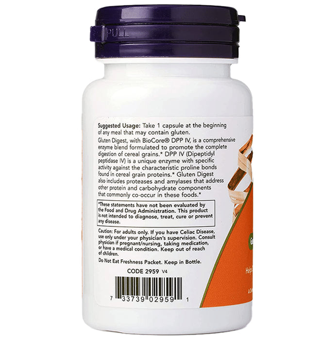 Now Foods Gluten Digest Veg Capsule