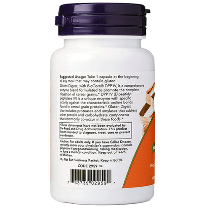 Now Foods Gluten Digest Veg Capsule