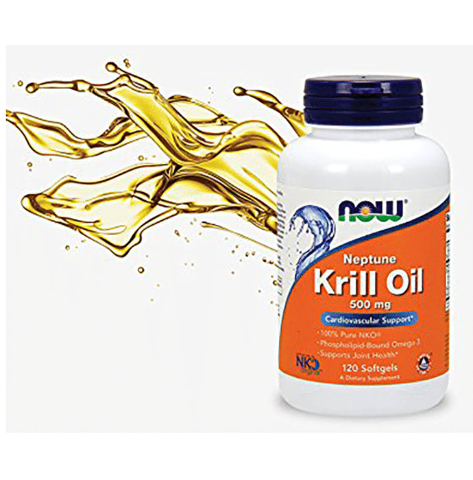 Now Foods Krill Oil 500mg Softgel | Supports Heart & Joint Health