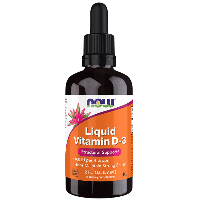 Now Foods Liquid Vitamin D3 - Classic Derma