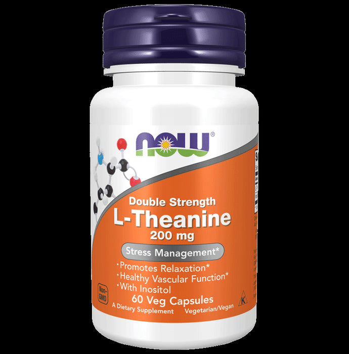 Now Foods L-Theanine 200mg Veg Capsule - Classic Derma