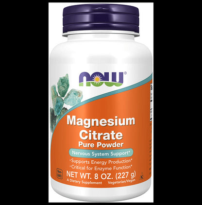 Now Foods Magnesium Citrate Pure Powder - Classic Derma