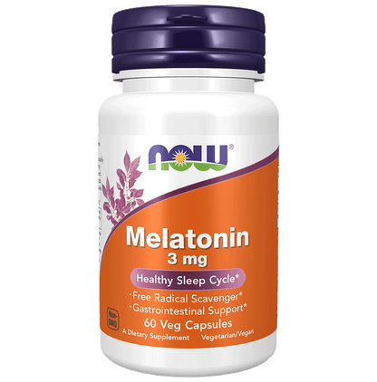 Now Foods Melatonin 3mg Capsule - Classic Derma