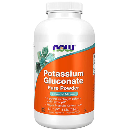 Now Foods Potassium Gluconate Pure Powder - Classic Derma