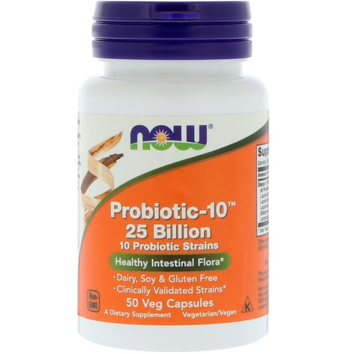 Now Foods Probiotic-10, 25 Billion Veg Capsule - Classic Derma