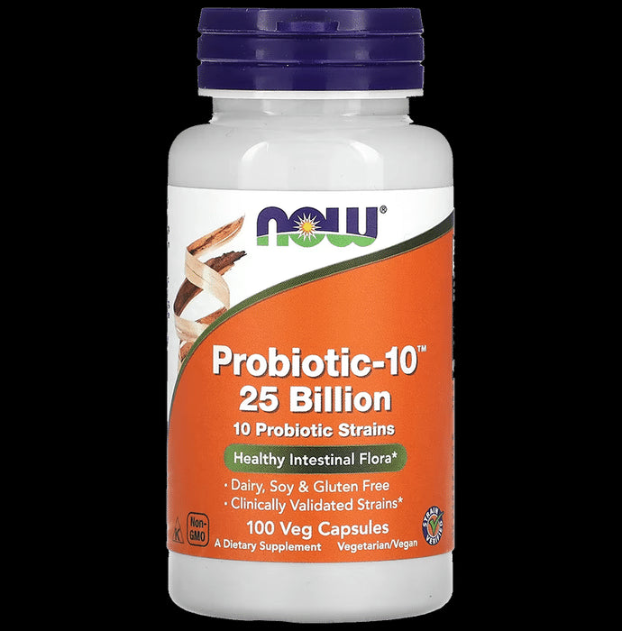 Now Foods Probiotic-10, 25 Billion Veg Capsule - Classic Derma