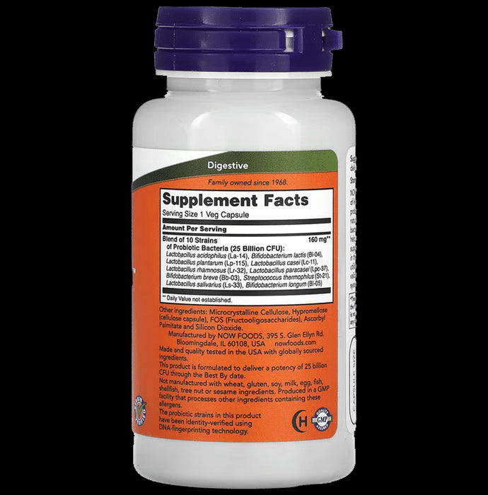 Now Foods Probiotic-10, 25 Billion Veg Capsule