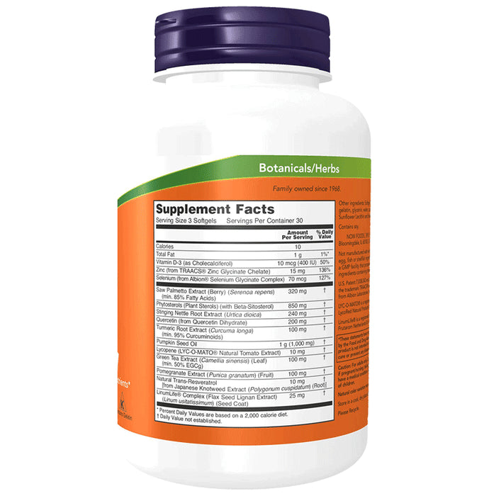 Now Foods Prostate Health Softgels