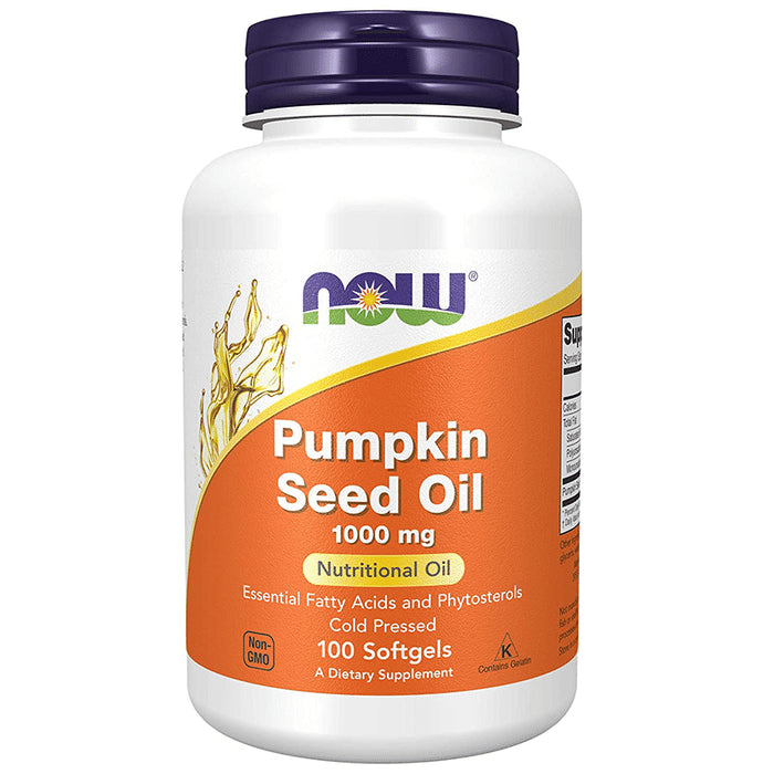 Now Foods Pumpkin Seed Oil Softgels - Classic Derma
