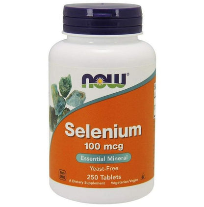 Now Foods Selenium 100mcg Tablet - Classic Derma