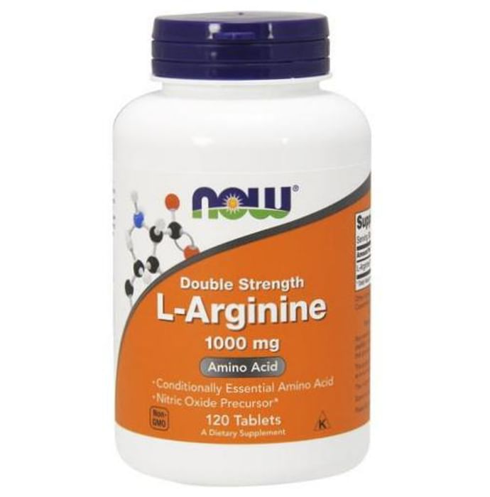 Now L-Arginine Double Strength 1000mg Tablet - Classic Derma