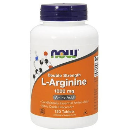Now L-Arginine Double Strength 1000mg Tablet - Classic Derma