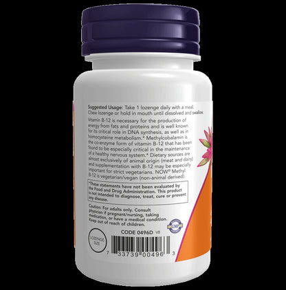Now Methyl B-12 5000mcg Lozenges