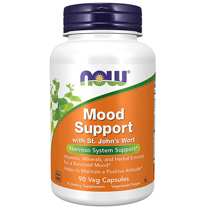 Now Mood Support with St. John's Wort Veg Capsule - Classic Derma