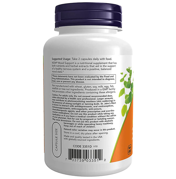 Now Mood Support with St. John's Wort Veg Capsule
