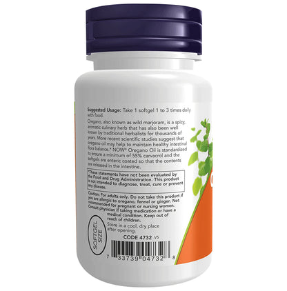 Now Oregano Oil Softgels