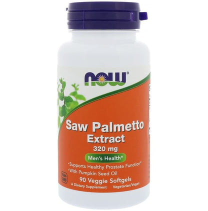 Now Saw Palmetto Extract 320mg Veggie Softgels - Classic Derma