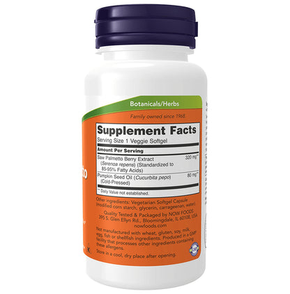 Now Saw Palmetto Extract, 320 mg