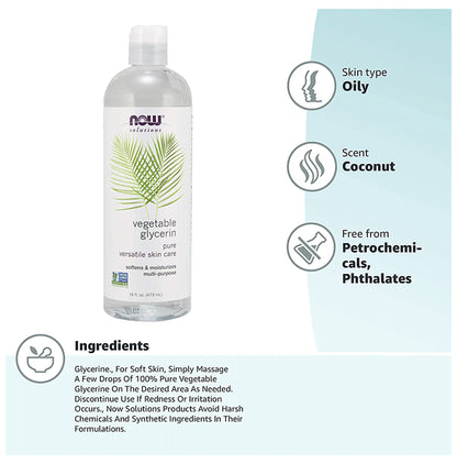 Now Solutions Vegetable Glycerin
