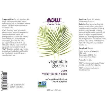 Now Solutions Vegetable Glycerin