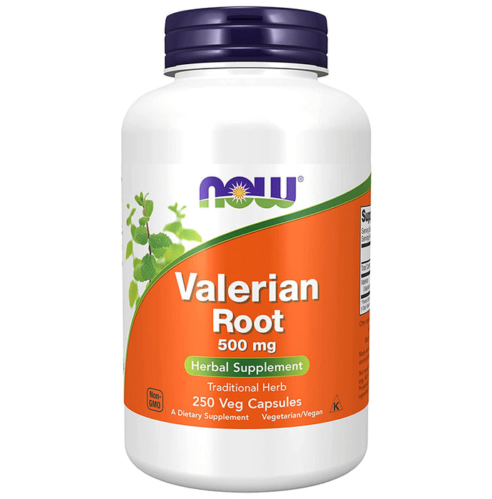 Now Valerian Root 500mg Veg Capsule - Classic Derma