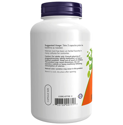 Now Valerian Root 500mg Veg Capsule