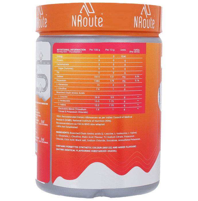 Nroute BCAA Advanced Powder Tangy Guava