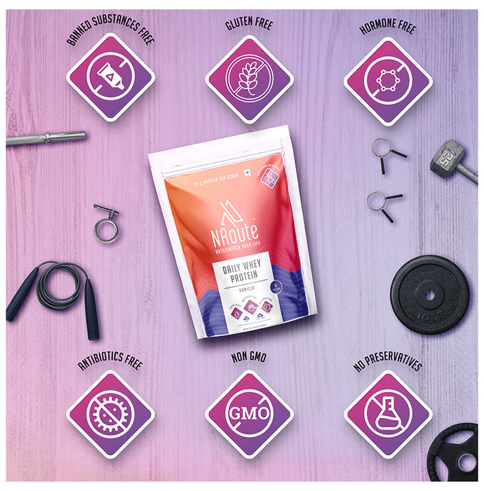 Nroute Daily Whey Protein Protein Powder Vanilla