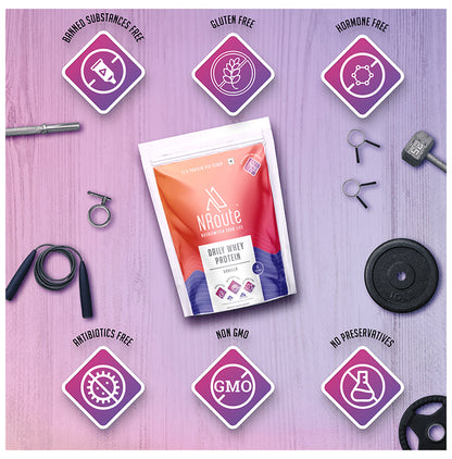 Nroute Daily Whey Protein Protein Powder Vanilla