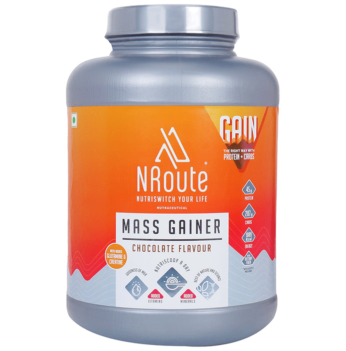 Nroute Mass Gainer Chocolate - Classic Derma