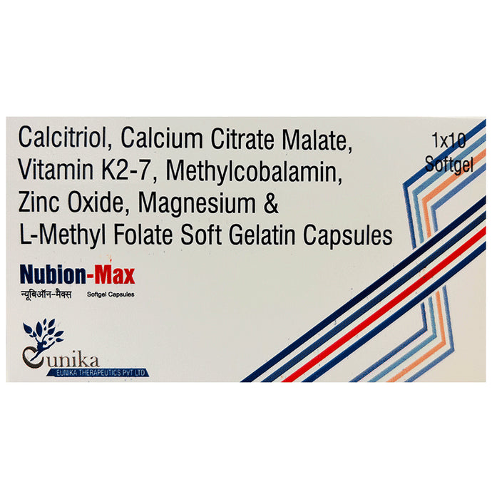 Nubion-Max Softgel Capsule - Classic Derma