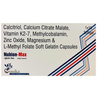 Nubion-Max Softgel Capsule - Classic Derma