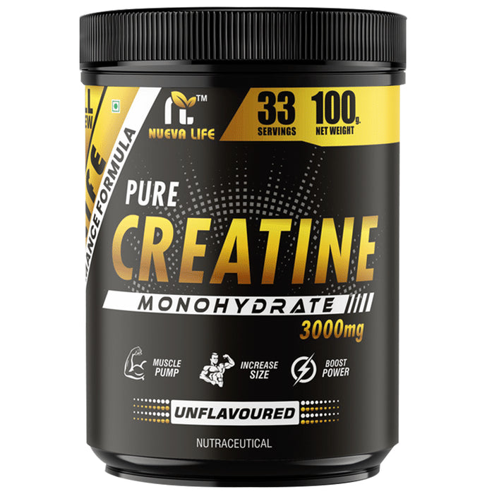 Nueva Life Pure Creatine Monohydrate 3000mg Unflavored - Classic Derma