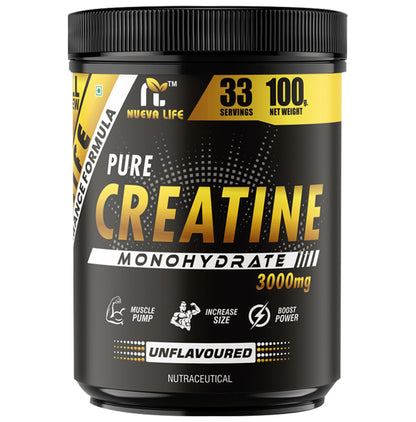 Nueva Life Pure Creatine Monohydrate 3000mg Unflavored - Classic Derma