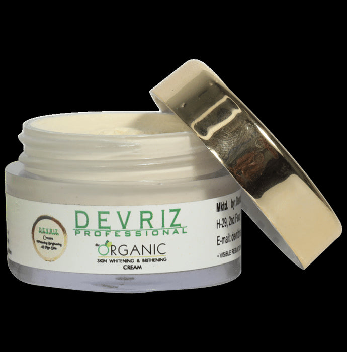 Devriz Professional Orgainic Skin Whitening & brithening Cream - Classic Derma