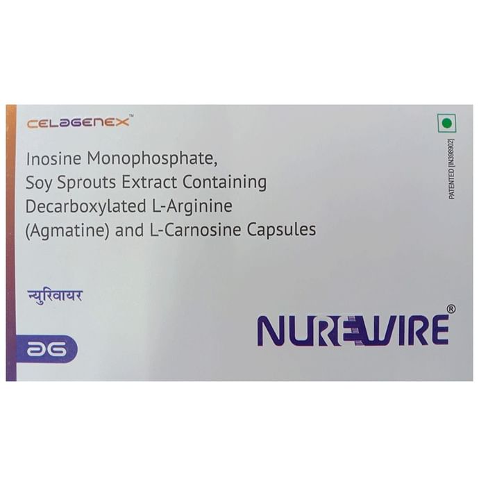 Nurewire Capsule with Inosine Monophosphate, Agmatine Sulphate & L-Carnosine - Classic Derma