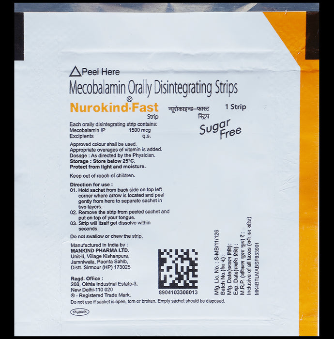 Nurokind -Fast Sugar free Strip