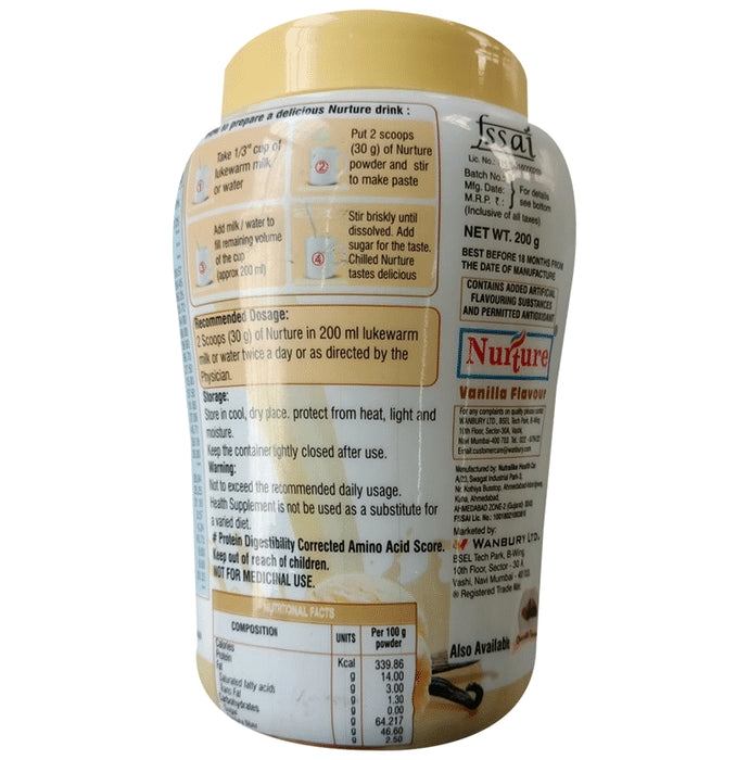 Nurture Nurture Complete Protein Supplement Powder Vanilla
